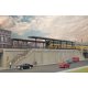 Elevated Commuter Station -- Kit - 20-1/2 x 6-7/8 x 4-11/16′ 52 x 17.4 x 11.9cm, HO Walthers Cornerstone 4563
