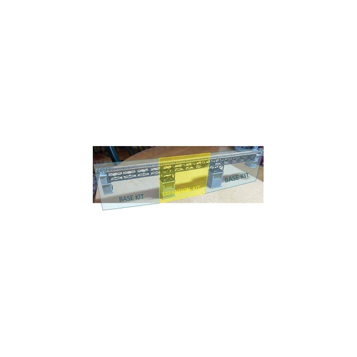 Sherwood′s Bridge -- Laser-Cut Kit - 9′ 22.9cm Span, 2 Abutments, 1 Pier, N The N Scale Architect 10055