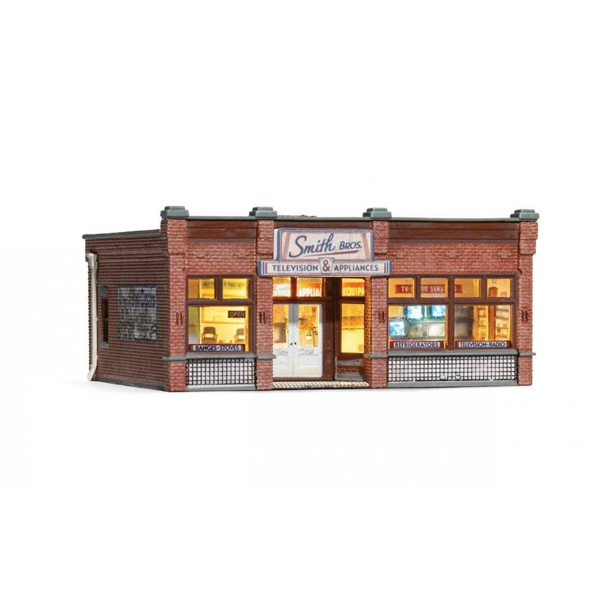 Built-&-Ready(R) - Assembled -- Smith Brothers TV & Appliance Store, N Woodland Scenics 4959