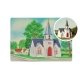 75th Anniversary Cathedral - Plasticville U.S.A.(R) -- Kit - 75th Anniversary Packaging, O Bachmann Industries 45630