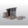 Scenic Details(R) Structure Kit -- Smokehouse - 2-1/2 x 1-3/8′ 6.4 x 3.5cm, HO Woodland Scenics 213