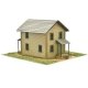 Company House 1 -- Laser-Cut Wood Kit - 1-1/2 x 3-1/4 x 1-3/4′ 3.8 x 8.3 x 4.5cm, N Laser-Art by Scientific 41805