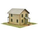 Company House 1 -- Laser-Cut Wood Kit - 1-1/2 x 3-1/4 x 1-3/4′ 3.8 x 8.3 x 4.5cm, N, Laser-Art by Scientific 41805