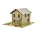 Company House 1 -- Laser-Cut Wood Kit - 1-1/2 x 3-1/4 x 1-3/4′ 3.8 x 8.3 x 4.5cm, N Laser-Art by Scientific 41805