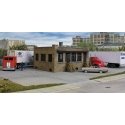 Industry Office -- Kit - 4-3/4 x 6-1/4 x 2-3/4′ 12.1 x 15.9 x 5.1cm, HO, Walthers Cornerstone 4020