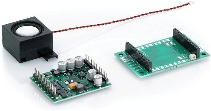 Retrofit Sound and Control DCC mfx Decoder -- 28-Pin (Use 426-55529 Interface on Older 10-Pin Units), G, LGB 55029