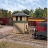 Trackside Signal Tower -- Kit - 1-7/8 x 2-27/32 x 3-5/16′ 4.7 x 7.2 x 8.4cm, HO Walthers Cornerstone 3556