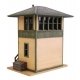 Trackside Signal Tower -- Kit - 1-7/8 x 2-27/32 x 3-5/16′ 4.7 x 7.2 x 8.4cm, HO Walthers Cornerstone 3556