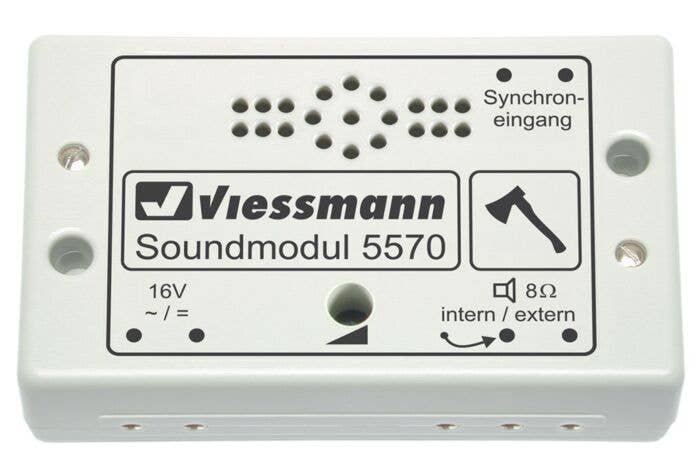 Sound Module w/Speaker -- Wood Chopper, All Scales, Viessmann Modellspielwaren 5570