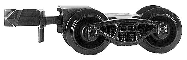 Bettendorf Trucks -- With Rapido Style Couplers 1 Pair, N, Micro Trains Line 304021