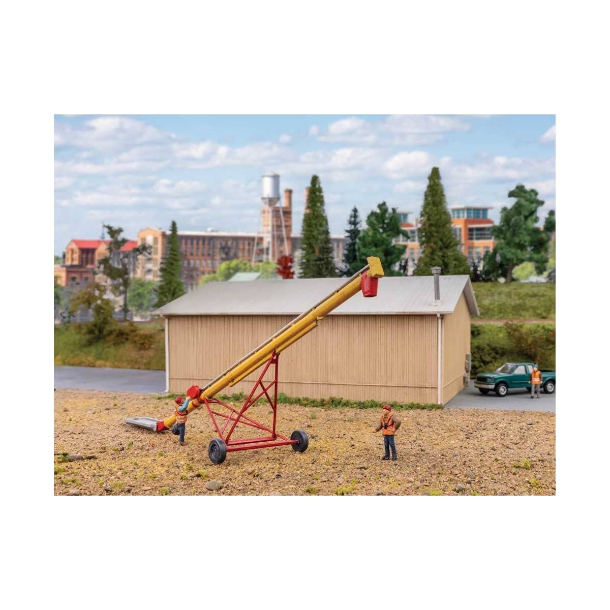 Transload Facility -- Kit - Utility Auger, HO Walthers Cornerstone 4183