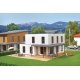 Lina Cube House with Terrace -- Polyplate Kit - 11.9 x 13.9 x 7.4cm, HO Kibri 38339