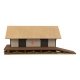 Golden Valley Freight House -- Kit - 4 x 2-1/8 x 2′ 10.1 x 5.3 x 5cm, N Walthers Cornerstone 3895