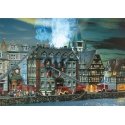 Burning Tax Office -- Kit - 4 x 2-5/8 x 3-15/16′ 10.1 x 6.7 x 10cm (Smoke/Lights Not Included), N Faller Gmbh 231721