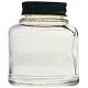 Glass Airbrush Jar and Cover -- 2oz 60ml for Model 200, 250, 350 and 150 Airbrushe, All Scales, Badger Air Brush Co 500053