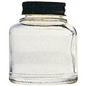 Glass Airbrush Jar and Cover -- 2oz 60ml for Model 200, 250, 350 and 150 Airbrushe, All Scales, Badger Air Brush Co 500053