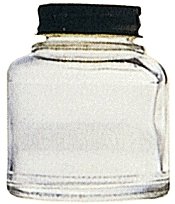 Glass Airbrush Jar and Cover -- 2oz 60ml for Model 200, 250, 350 and 150 Airbrushe, All Scales, Badger Air Brush Co 500053