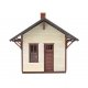 Flag Stop Station -- Kit - 3-3/8 x 3-1/16 x 2-7/8′ 8.57 x 7.78 x 7.3cm, HO Walthers Cornerstone 4061