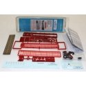 40′ Trailmobile Flatbed Trailer -- Strick Lease (red), HO Lonestar Models 5017