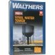 Steel Water Tank -- Kit - 3-1/4 x 3 x 7′ 11.3 x 7.5 x 17.5 cm, HO Walthers Cornerstone 3043