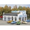 Import Motors -- Kit - 7-1/4 x 5-3/8 x 3-7/8′ 18.4 x 13.6 x 9.4cm, HO Walthers Cornerstone 4023