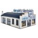 Import Motors -- Kit - 7-1/4 x 5-3/8 x 3-7/8′ 18.4 x 13.6 x 9.4cm, HO Walthers Cornerstone 4023