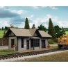 Golden Valley Depot -- Kit - 4 x 2-1/8 x 2′ 10.1 x 5.3 x 5cm, N Walthers Cornerstone 3894