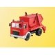 European Emergency -- MAN with Dumpster Fire Dept, HO Kibri 18201