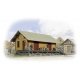 Golden Valley Freight House -- Kit - 8-3/8 x 3-3/8 x 3-1/4′ 20.9 x 8.4 x 8.1cm, HO Walthers Cornerstone 3533