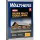 Golden Valley Freight House -- Kit - 8-3/8 x 3-3/8 x 3-1/4′ 20.9 x 8.4 x 8.1cm, HO Walthers Cornerstone 3533