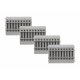 Straight Code 83 Roadbed Track - MagneLock -- 3′ 7.6cm pkg(4), HO, Lionel 8768034