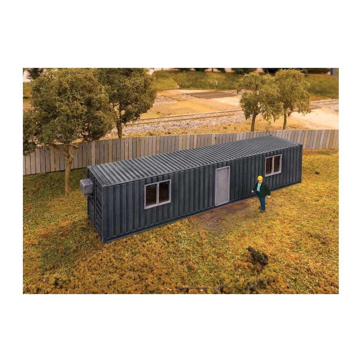 Transload Mobile Office - Transload Facility -- Kit, HO Walthers Cornerstone 4188