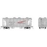 Enterprise 2-Bay Covered Hopper - Ready to Run -- Flo-Sweet MSGX (gray, black, red), HO, Rapido Trains Inc 149004A
