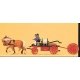 Emergency - Horse-Drawn Fire Equipment -- Hand Pumper, HO Preiser Kg 30425
