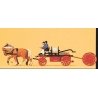 Emergency - Horse-Drawn Fire Equipment -- Hand Pumper, HO Preiser Kg 30425
