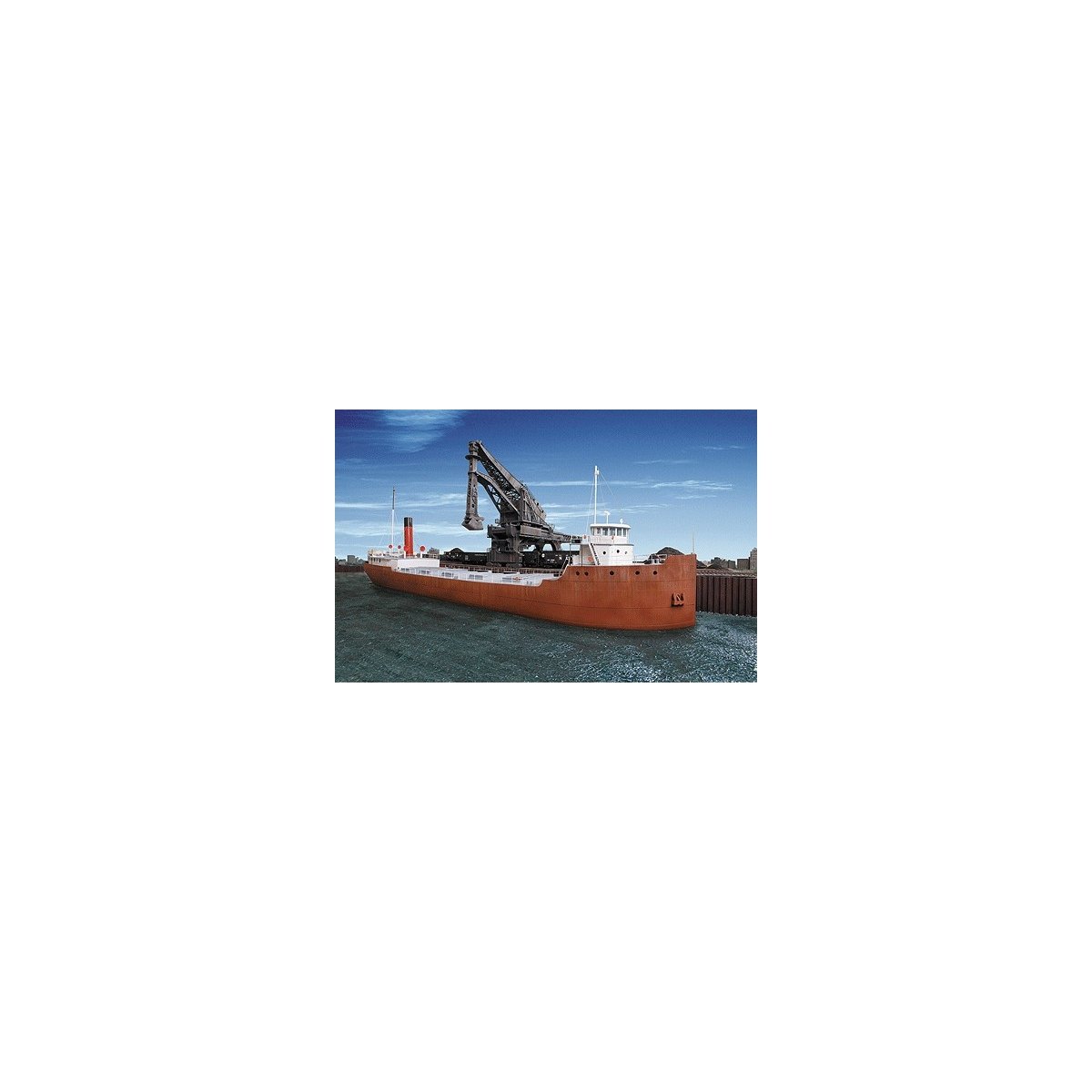 Great Lakes Ore Boat - Kit -- Waterline Hull 36 x 6 91.4 x 15.2cm, HO SYLVAN SCALE MODELS 10501
