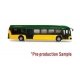 2020 Proterra Catalyst Electric Bus - Assembled -- Seattle, King County (green, yellow), HO Iconic Replicas 870245
