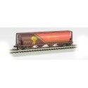 Canadian Cylindrical 4-Bay Grain Hopper - Ready to Run - Silver Series(R) -- Saskatchewan Gra, N, Bachmann Industries 19153