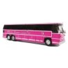 1984 MCI MC-9 Motorcoach Bus - Assembled -- Allstate Charter Lines (pink), HO Iconic Replicas 870272
