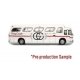 1966 GM 4107 Motorcoach Bus - Assembled -- Gray Coach (Pearson Airport white, red, black), HO Iconic Replicas 870281