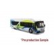 New Flyer Xcelsior XN40 Bus - Assembled -- Foothill Transit (white, blue, yellow), HO Iconic Replicas 870310
