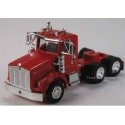Kenworth T800 3-Axle Day-Cab Tractor Only 2 Pack - Assembled -- Red, HO, Herpa Models 410661