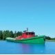 Diesel Tug Boat - Resin Kit -- Unpainted, N SYLVAN SCALE MODELS N2026
