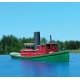 81′ Great Lakes Steam Tug Boat - Resin Kit -- Unpainted, HO SYLVAN SCALE MODELS HO1025