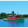 81′ Great Lakes Steam Tug Boat - Resin Kit -- Unpainted, HO SYLVAN SCALE MODELS HO1025
