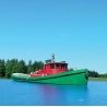 Great Lakes Diesel Tug Boat - Resin Kit -- Unpainted, HO SYLVAN SCALE MODELS HO1026