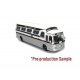 1966 GM 4107 Motorcoach Bus - Assembled -- Peter Pan (Destination: Providence, white, silver, blue), HO Iconic Replicas 870286