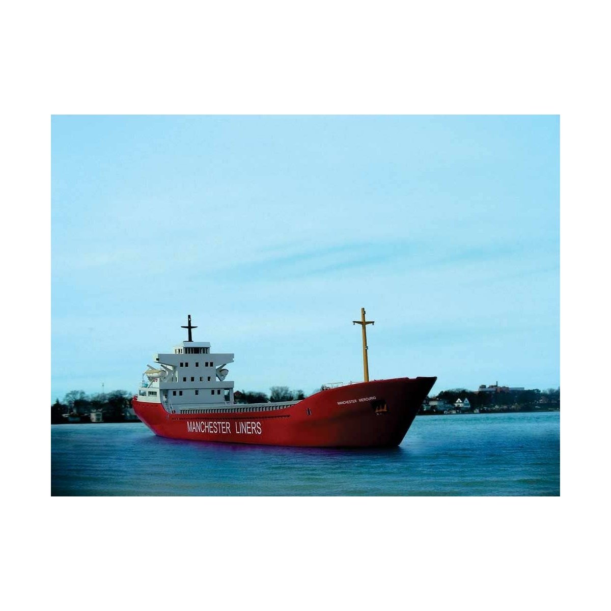 Modern Container Ship - Resin Kit -- 280′ Scale Long, N SYLVAN SCALE MODELS N2123