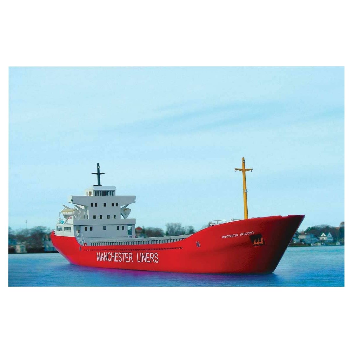 Modern Container Ship - Resin Kit -- Scale Length: 280′ 85.3m, HO SYLVAN SCALE MODELS HO1123