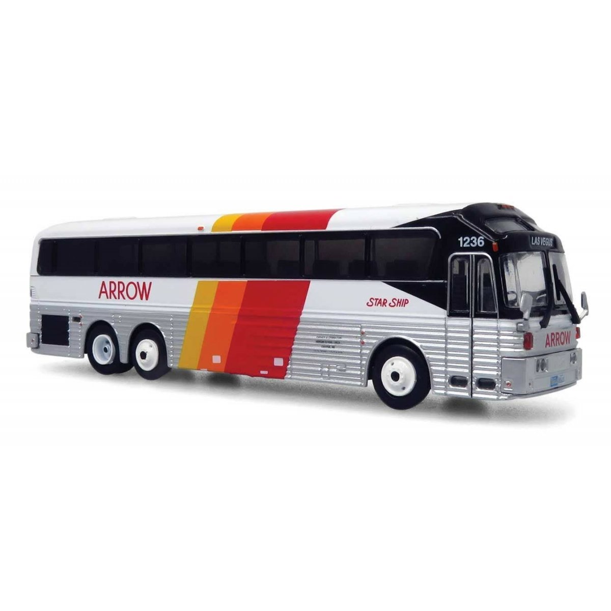 1986 Eagle Model 10 Bus - Assembled -- Arrow, HO Iconic Replicas 870359